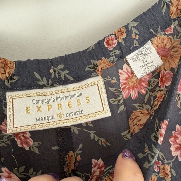 Vintage Express Women’s XS Floral Cottagecore 2 Piece Set - Picture 6 of 9